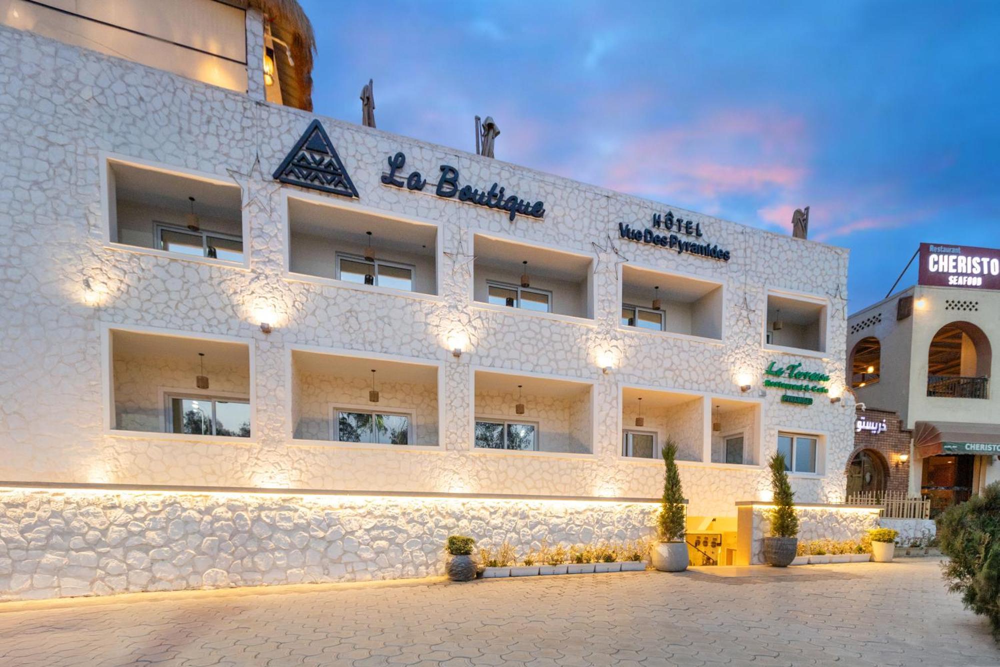 La Boutique Hotel - Vue Des Pyramides Kafret el-Gabal Exterior foto